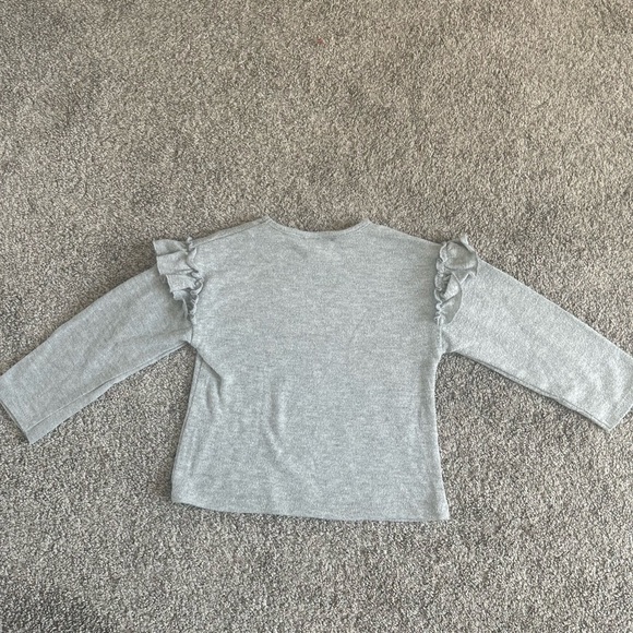 Zara Long Sleeve Ruffled Soft Touch Shirt, 2-3 years - Picture 6 of 8